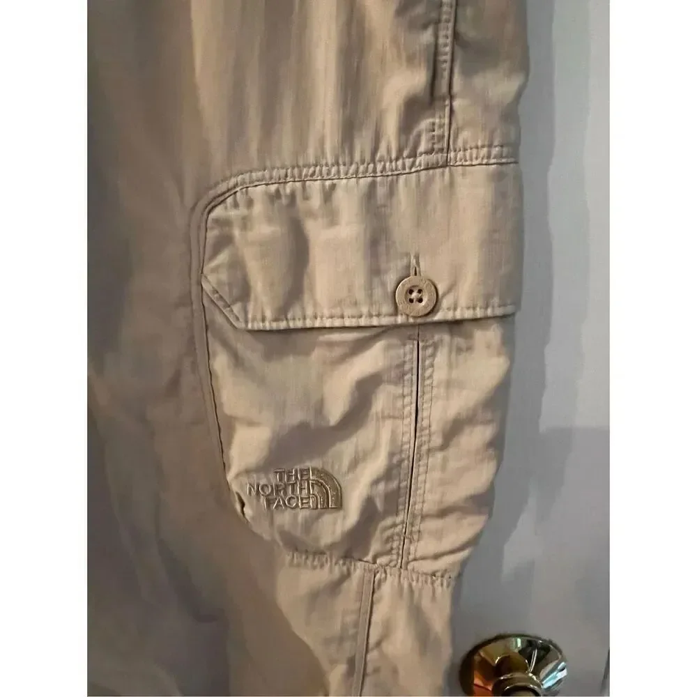 The North Face Tan Hiking Outdoor Cargo Pants sz S